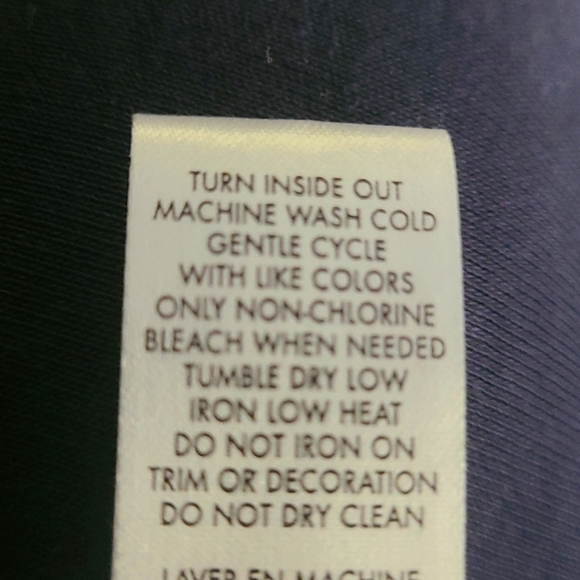 𝅺CALVIN Klein Navy Blue Quarter Zip Pullover Jacket - Picture 8 of 8